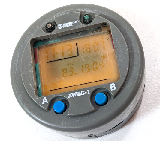 Sherwood Courier AWAC-1 CR100 Air Scuba Dive Computer Puck Module as-is