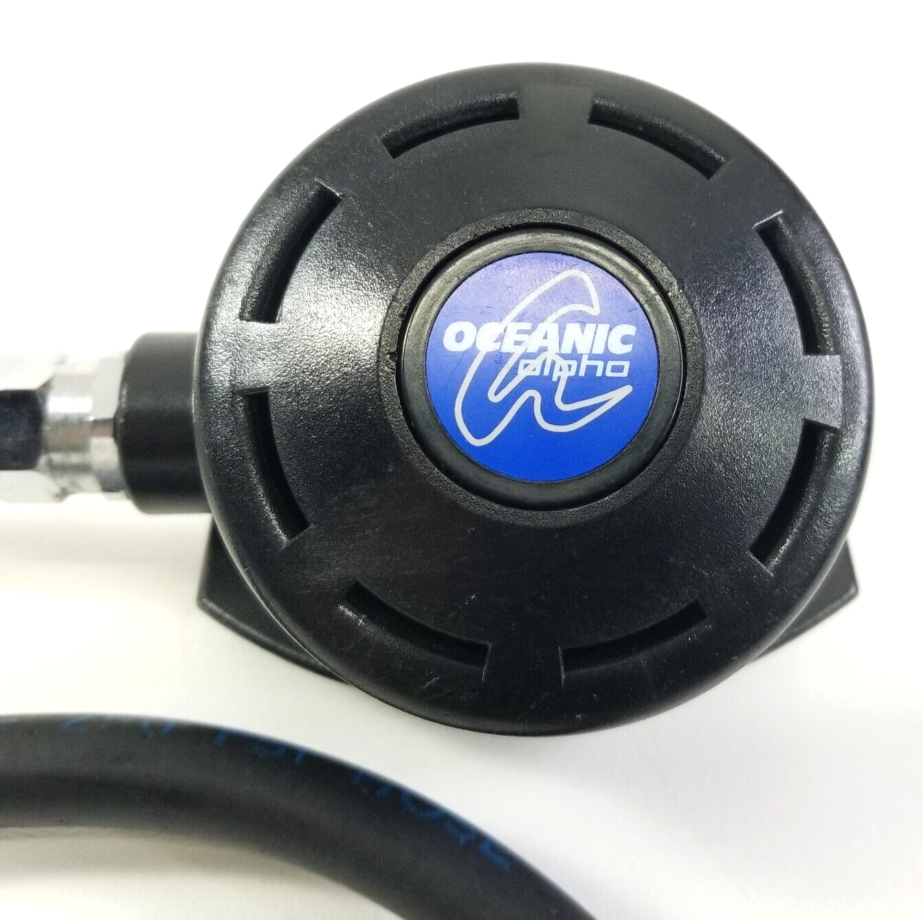 Oceanic Alpha Primary or Octo Second 2nd Stage Regulator Scuba Dive Black  NICE!