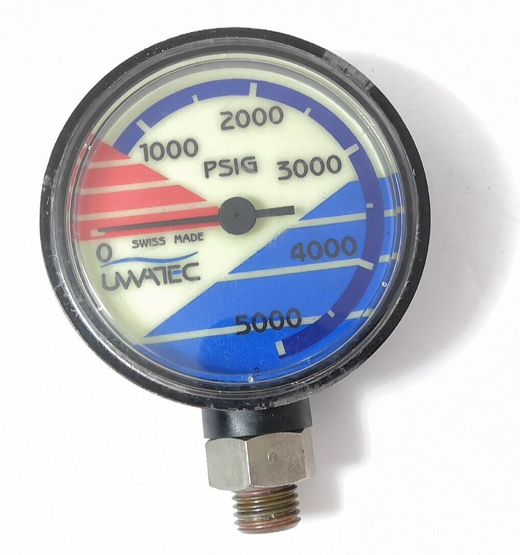 Uwatec PRESSURE GAUGE SPG MODULE 5000 PSI Scuba Dive Imperial              #2371