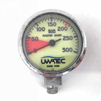 Uwatec PRESSURE GAUGE SPG MODULE 300 BAR Brass METAL Scuba Dive Metric     #2001