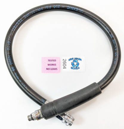 Oceanic Air XS Inflator Hose SeaQuest Air Source Ocean Reef masks 26" Scuba 2604