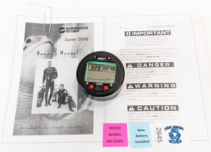 Sherwood Courier CR100 Air Scuba Dive Computer Puck Module Aqua Lung Matrix II 2