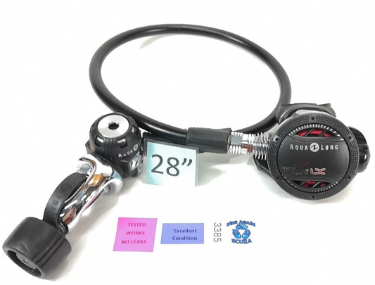 Aqua Lung Titan LX Regulator Set Scuba Dive 1st & 2nd Stage Yoke           #3385