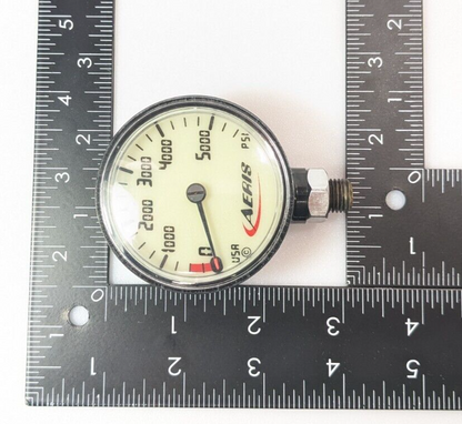 Aeris 5500 Scuba Dive Pressure Gauge SPG Fits Oceanic, Sherwood, Genesis & More