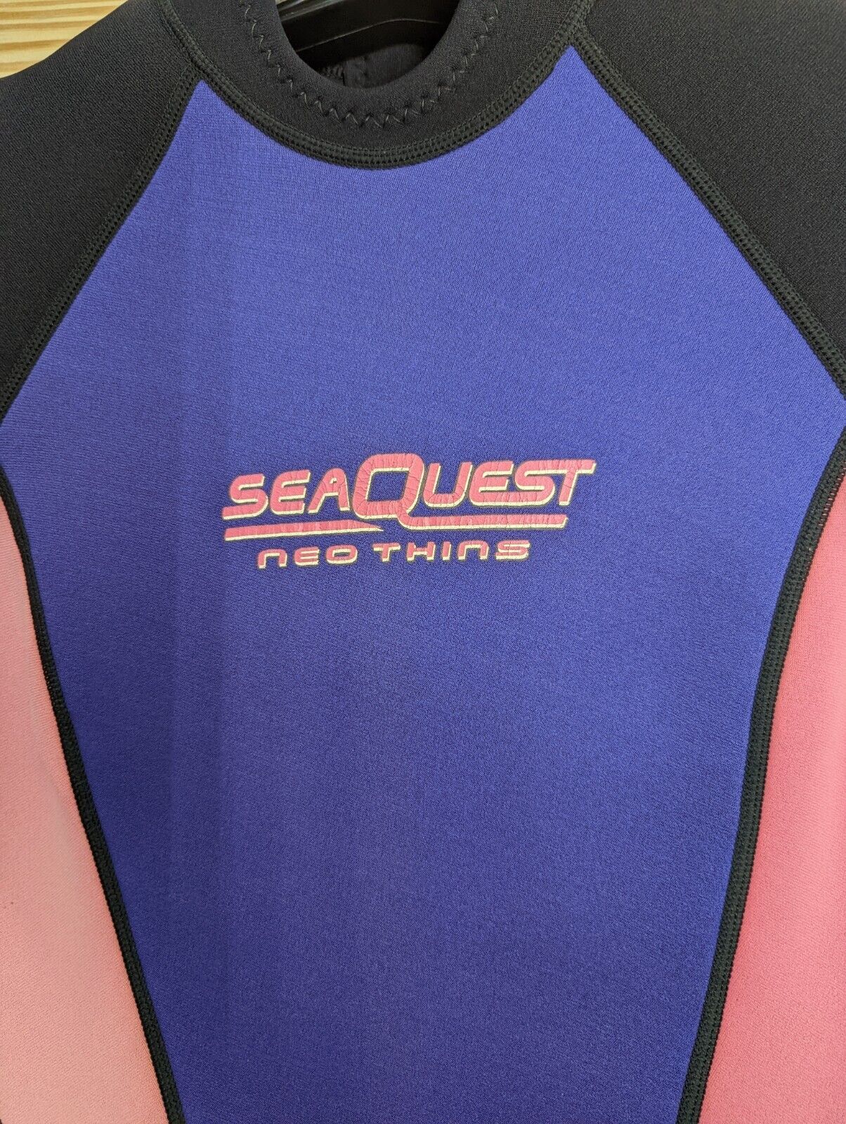 SeaQuest Neo Thins Purple Pink Women's Full Wetsuit 9 - 10 Scuba Dive 3mm 2mm