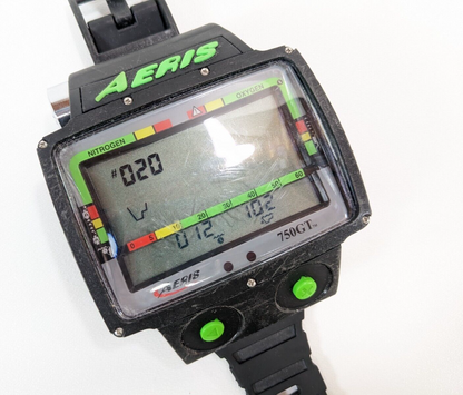 Aeris 750GT Wireless Hoseless Wrist Nitrox Scuba Dive Computer 750 GT Data Trans