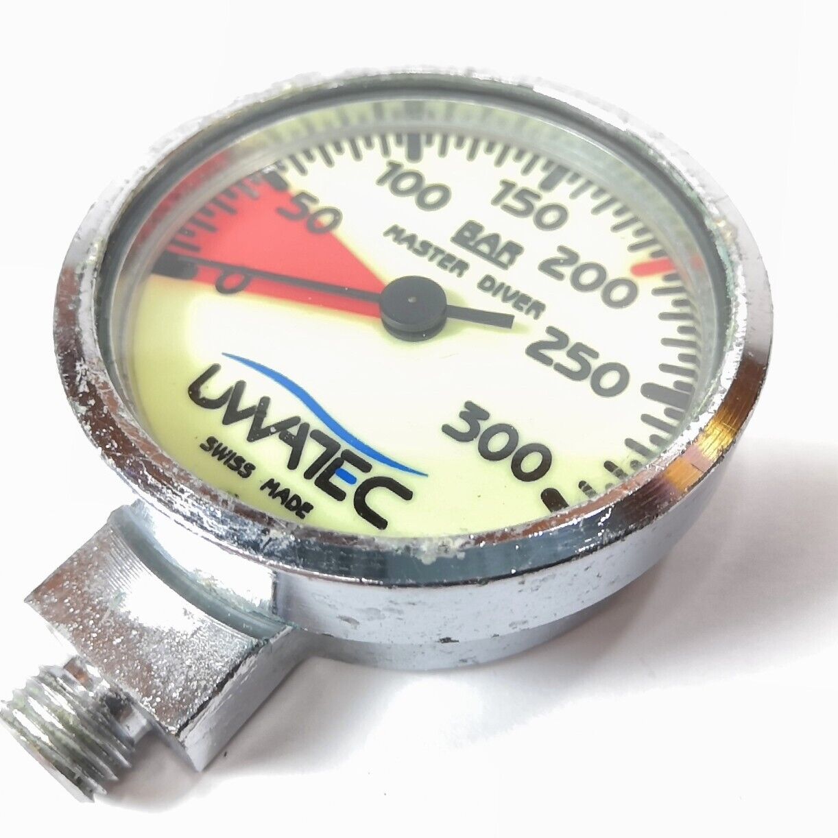 Uwatec PRESSURE GAUGE SPG MODULE 300 BAR Brass METAL Scuba Dive Metric     #2001