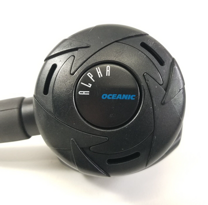 Oceanic Alpha Primary or Octo Second 2nd Stage Regulator Scuba Dive Black  NICE!