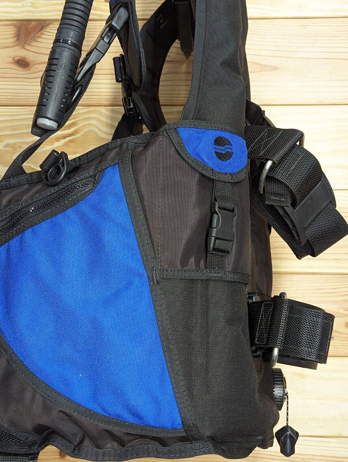 Sherwood Magnum Scuba Dive BC BCD Small Blue Black Buoyancy Compensator Vest