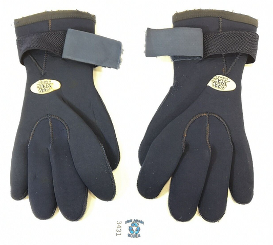 Deep See  Scuba Diving Gloves Size XL  X-Large Neoprene 3mm DeepSee Blue   #3431