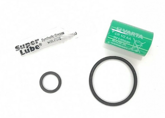 Genuine Suunto Transmitter Battery Kit w O Rings & Grease Scuba Dive