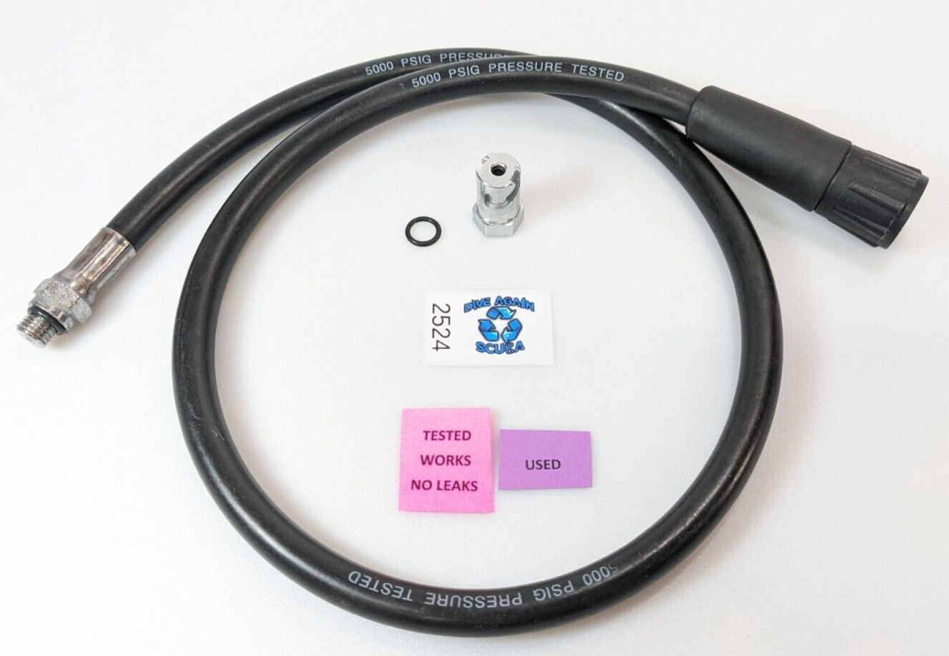 Sherwood Vision Oceanic Pro Plus X SCUBA COMPUTER QUICK DISCONNECT QD HP HOSE