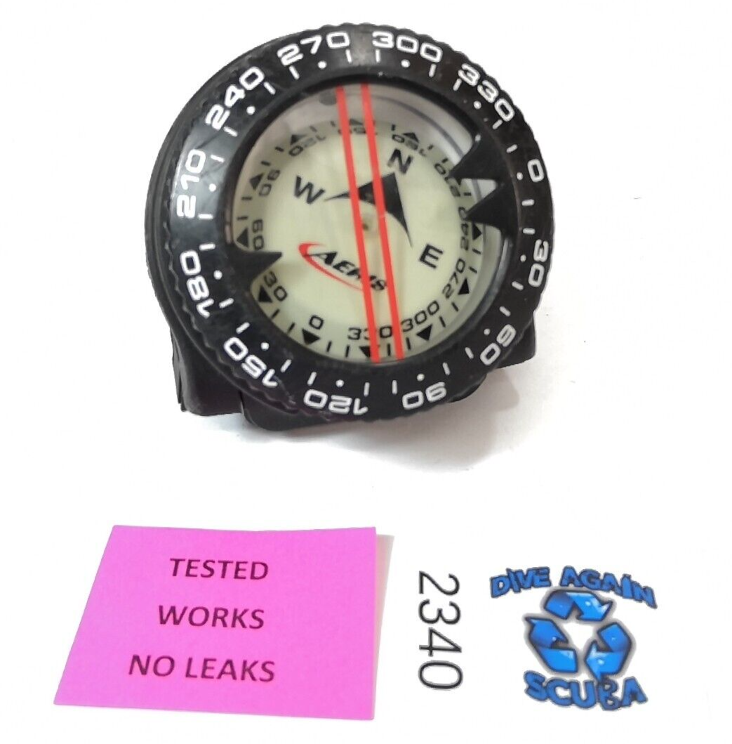 Aeris Atoms 2, 5O0ai 0ceanic Pro Plus 1 2 3 4 Top Compass Mount Scuba Dive #2340