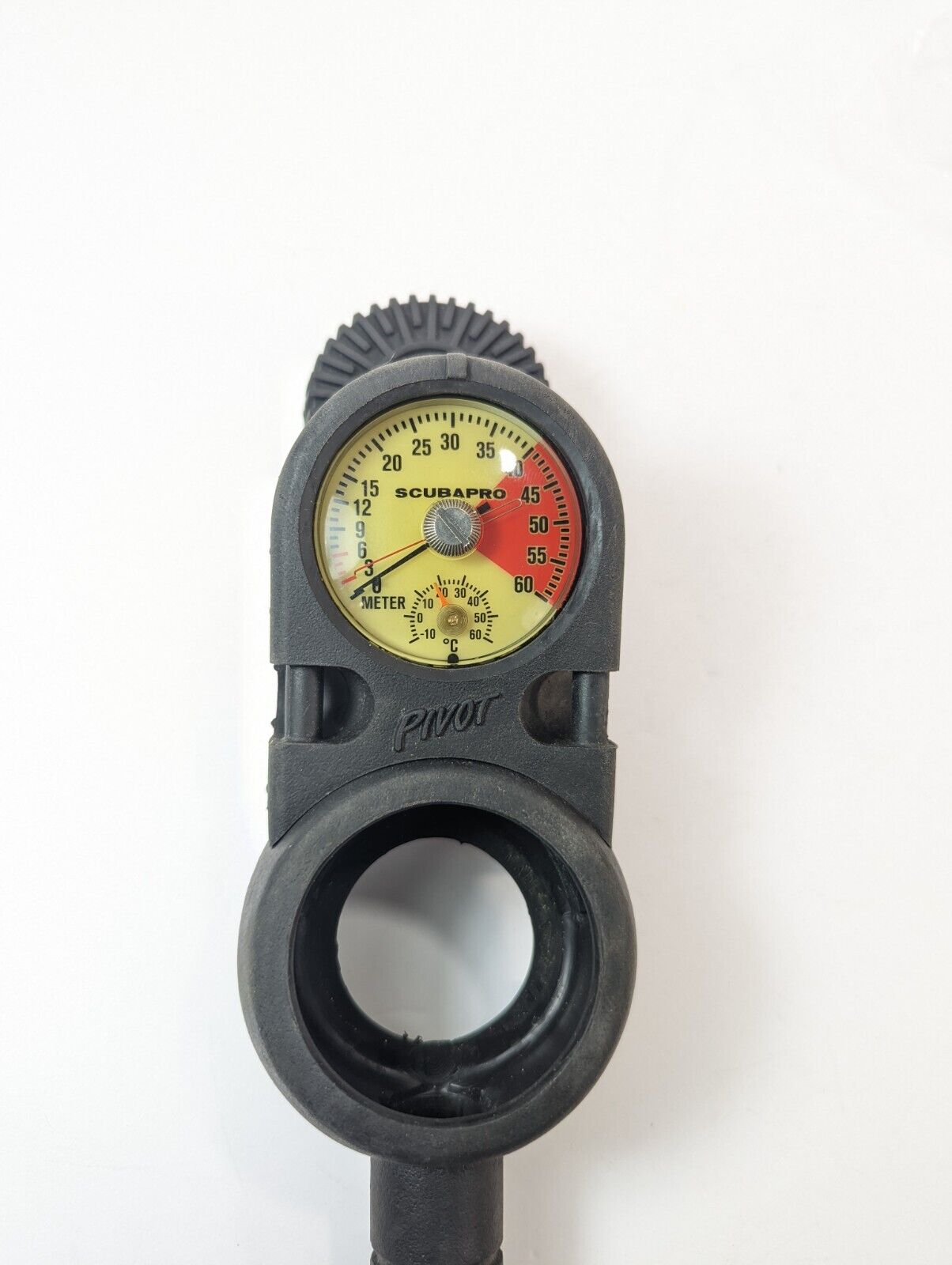 ScubaPro Depth Gauge 60 Meter - Metric with Thermometer Scuba Diving Analog 1425