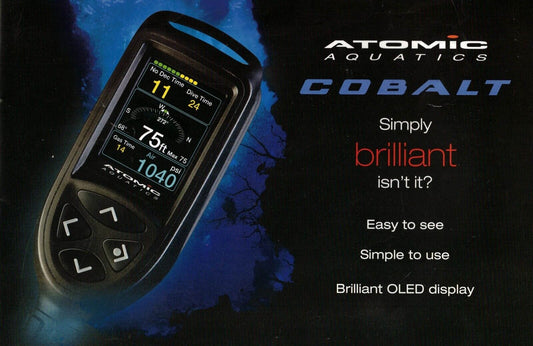 Atomic Cobalt 1 Scuba Dive Computer Instruction Owners Manual Printed Full Color